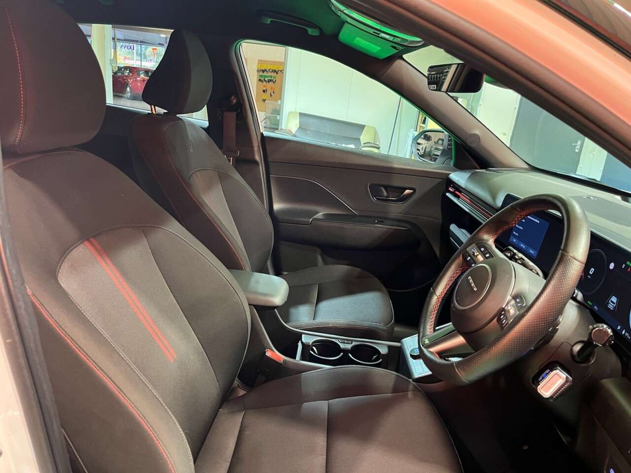 A 2025 HYUNDAI KONA 65.4kWh N Line SUV 5dr Electric Auto (218 ps) Visit Over 400 Cars In Stock. A 2025 HYUNDAI KONA 65.4kWh N Line SUV 5dr Electric Auto (218 ps) Visit Over 400 Cars In Stock.