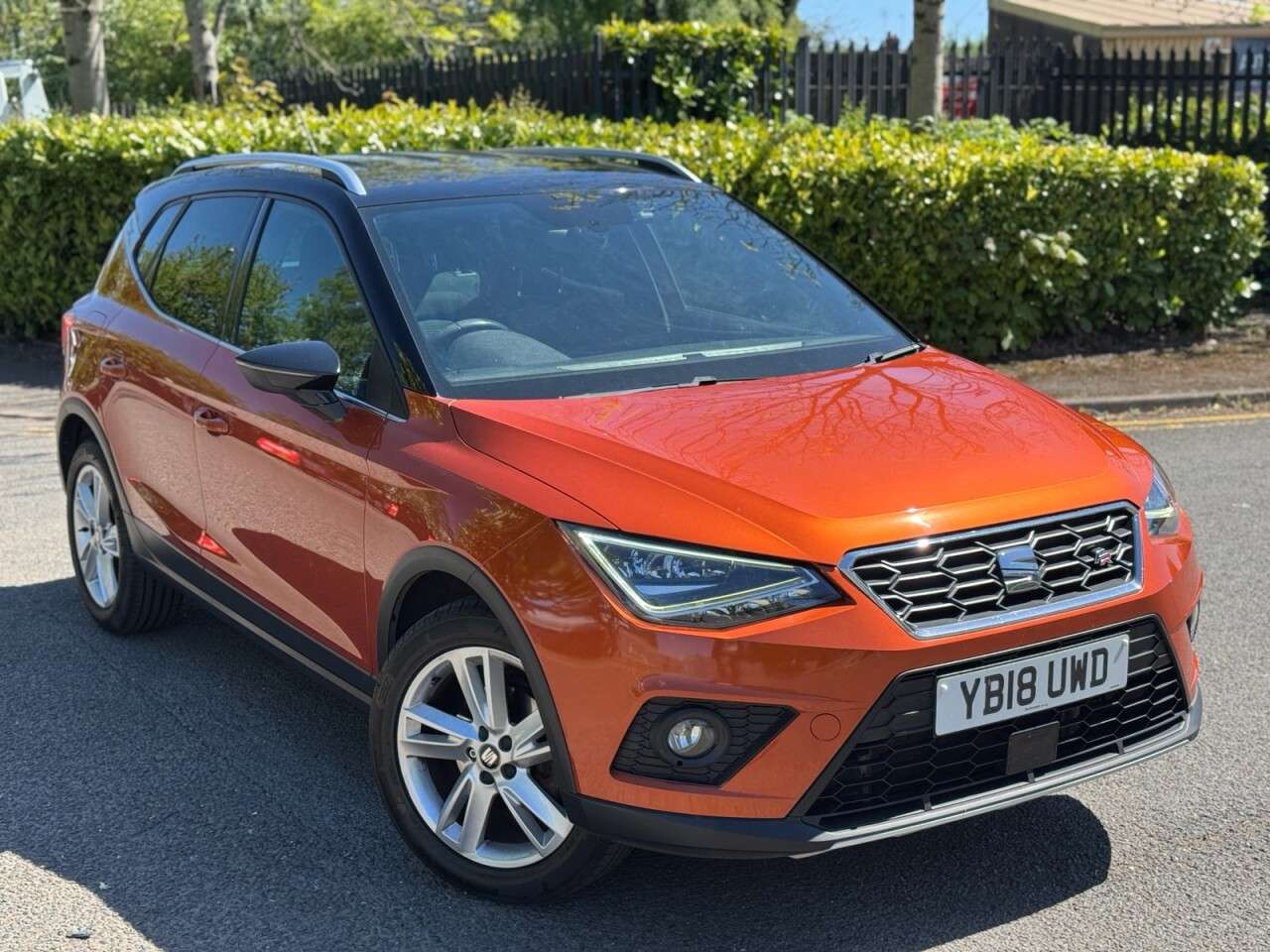 A 2018 SEAT ARONA 1.5 TSI EVO FR SUV 5dr Petrol Manual Euro 6 (s/s) (150 ps) FSH+CARPLAY+ULEZ A 2018 SEAT ARONA 1.5 TSI EVO FR SUV 5dr Petrol Manual Euro 6 (s/s) (150 ps) FSH+CARPLAY+ULEZ