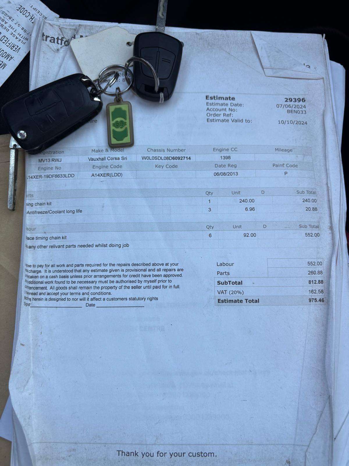 2013 VAUXHALL CORSA 2013 VAUXHALL CORSA