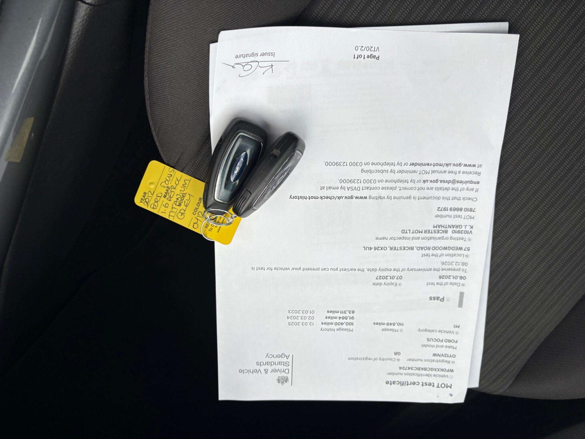 2012 FORD FOCUS 2012 FORD FOCUS