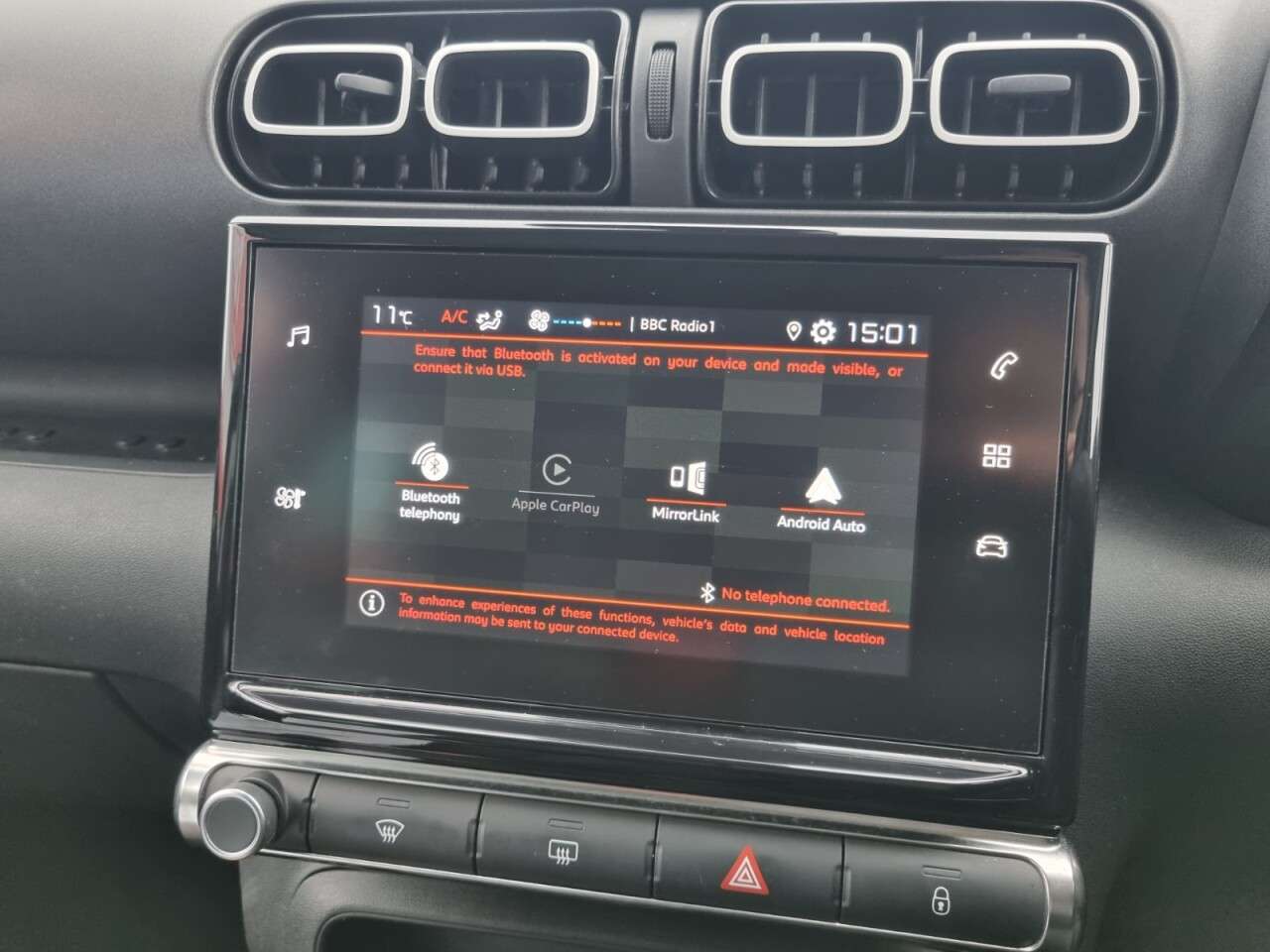 A 2019 CITROEN C3 AIRCROSS 1.2 PureTech Feel SUV 5dr Petrol Manual 6 Spd Euro 6 (s/s) (110 ps) A 2019 CITROEN C3 AIRCROSS 1.2 PureTech Feel SUV 5dr Petrol Manual 6 Spd Euro 6 (s/s) (110 ps)