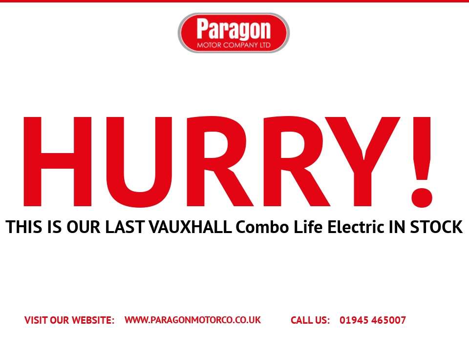 2023 VAUXHALL COMBO LIFE ELECTRIC 2023 VAUXHALL COMBO LIFE ELECTRIC