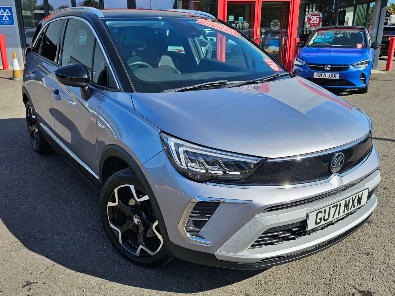 A 2021 VAUXHALL CROSSLAND 1.2 Turbo Ultimate Nav SUV 5dr Petrol Auto Euro 6 (s/s) (130 ps) A 2021 VAUXHALL CROSSLAND 1.2 Turbo Ultimate Nav SUV 5dr Petrol Auto Euro 6 (s/s) (130 ps)