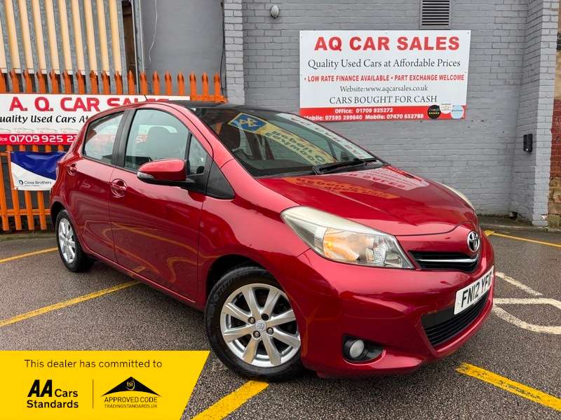 A 2012 TOYOTA YARIS VVT-I T SPIRIT A 2012 TOYOTA YARIS VVT-I T SPIRIT
