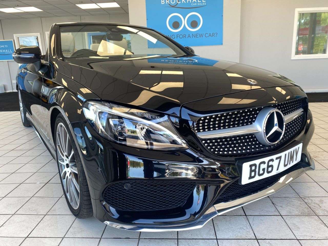 A 2017 MERCEDES-BENZ C CLASS 2.1 C220d AMG Line Cabriolet 2dr Diesel G-Tronic+ Euro 6 (s/s) (170 ps) Air A 2017 MERCEDES-BENZ C CLASS 2.1 C220d AMG Line Cabriolet 2dr Diesel G-Tronic+ Euro 6 (s/s) (170 ps) Air