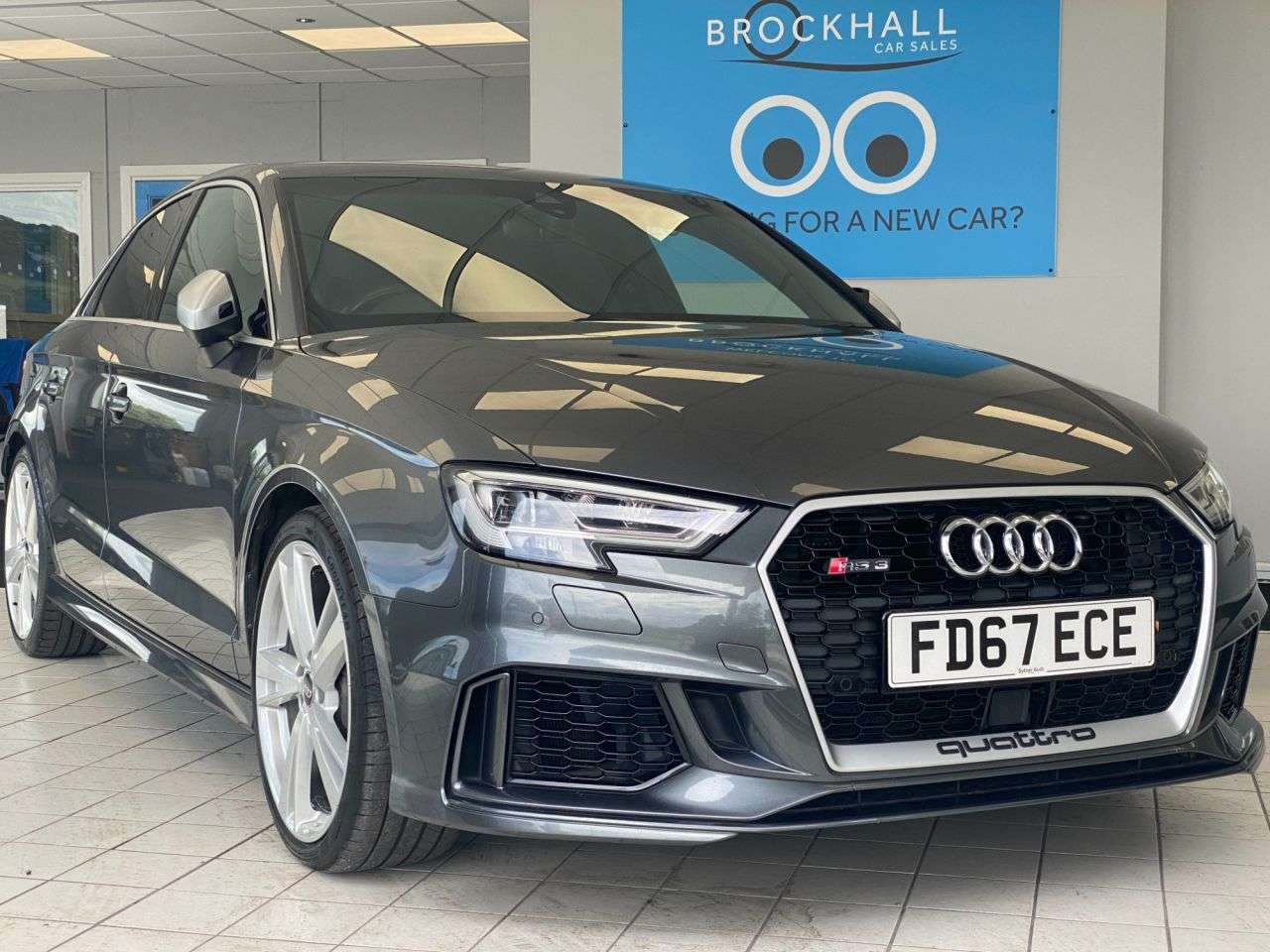 A 2017 AUDI RS3 2.5 TFSI Saloon 4dr Petrol S Tronic quattro Euro 6 (s/s) (400 ps) A 2017 AUDI RS3 2.5 TFSI Saloon 4dr Petrol S Tronic quattro Euro 6 (s/s) (400 ps)