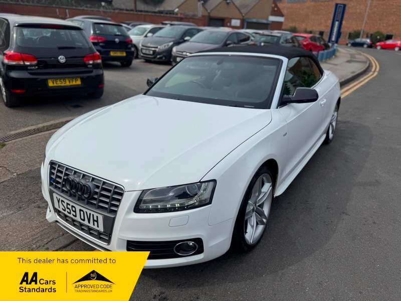 A 2010 AUDI A5 3.0 TFSI V6 Cabriolet S Tronic quattro Euro 5 2dr A 2010 AUDI A5 3.0 TFSI V6 Cabriolet S Tronic quattro Euro 5 2dr