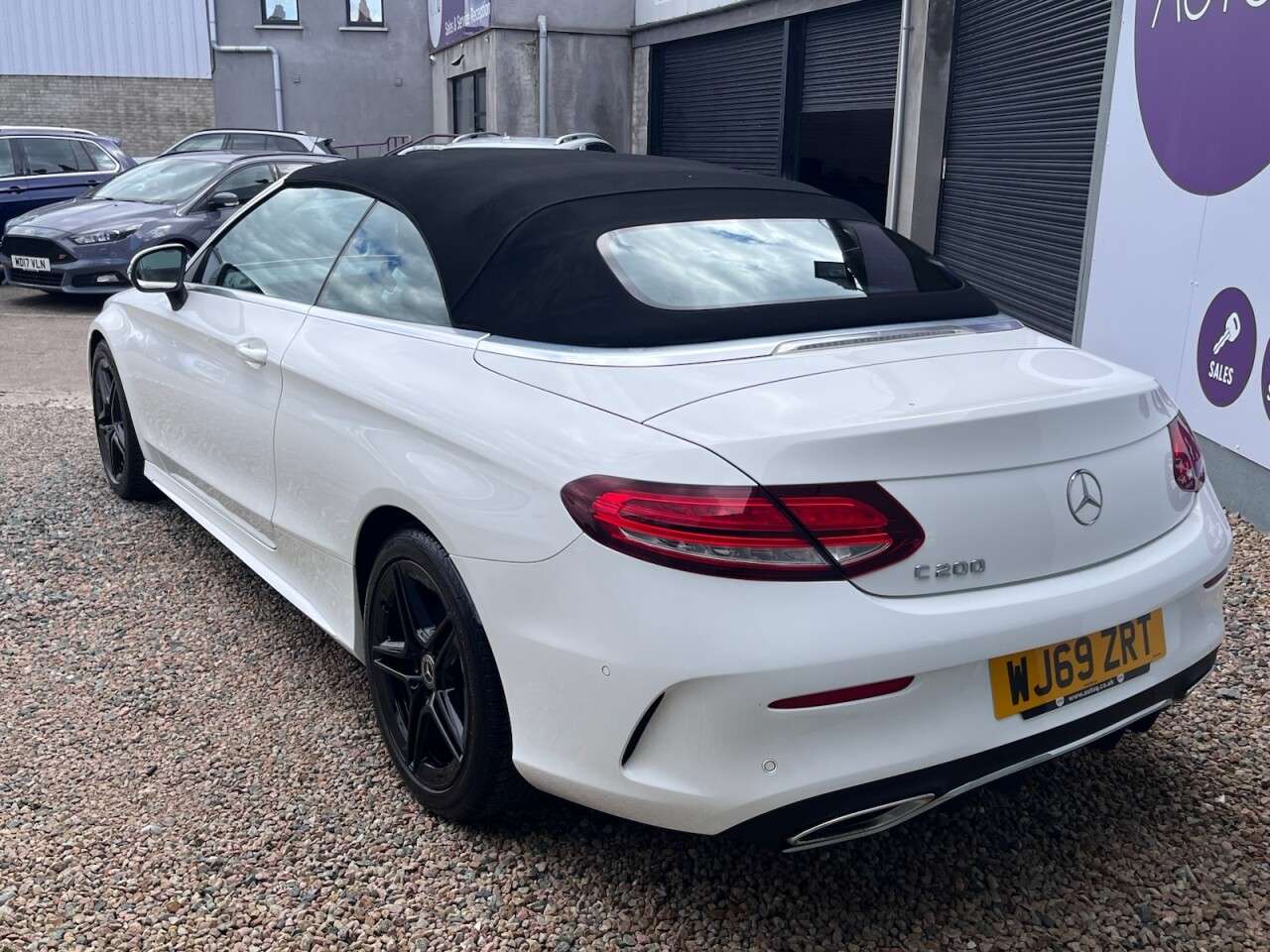 A 2019 MERCEDES-BENZ C-CLASS 1.5 C200 MHEV AMG Line Cabriolet 2dr Petrol G-Tronic+ Euro 6 (s/s) (198 ps) A 2019 MERCEDES-BENZ C-CLASS 1.5 C200 MHEV AMG Line Cabriolet 2dr Petrol G-Tronic+ Euro 6 (s/s) (198 ps)