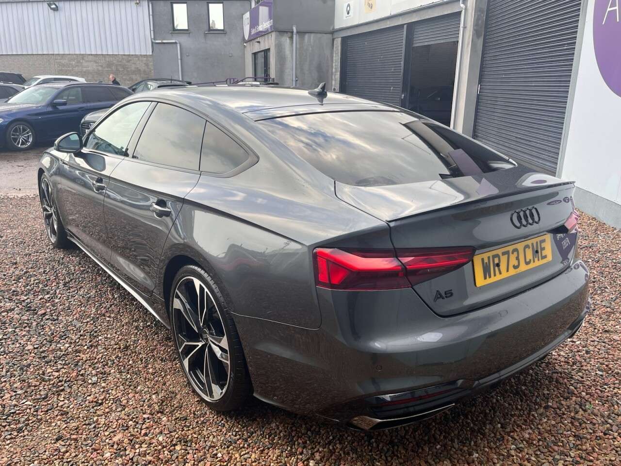 A 2023 AUDI A5 2.0 TDI 35 Black Edition Sportback 5dr Diesel S Tronic Euro 6 (s/s) (163 ps A 2023 AUDI A5 2.0 TDI 35 Black Edition Sportback 5dr Diesel S Tronic Euro 6 (s/s) (163 ps