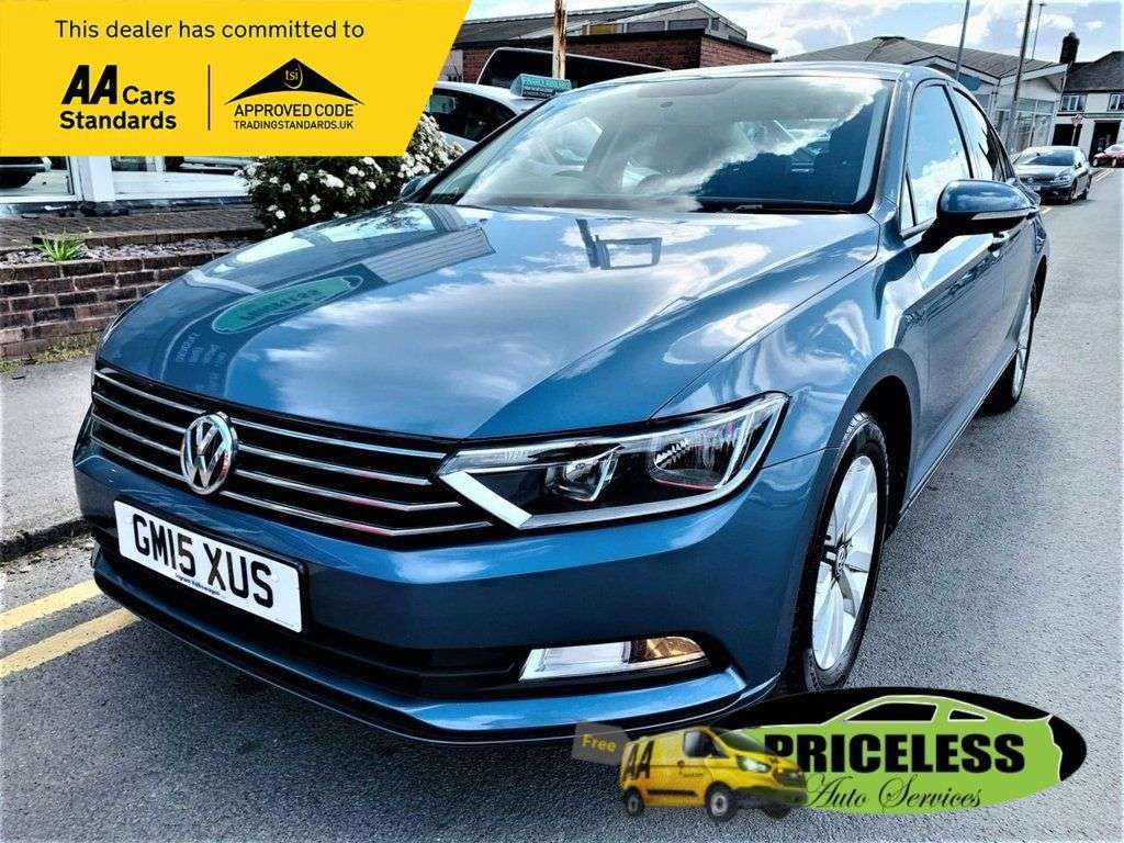 A 2015 VOLKSWAGEN PASSAT 1.6 TDI BlueMotion Tech S Saloon 4dr Diesel Manual Euro 6 (s/s) (120 ps) A 2015 VOLKSWAGEN PASSAT 1.6 TDI BlueMotion Tech S Saloon 4dr Diesel Manual Euro 6 (s/s) (120 ps)