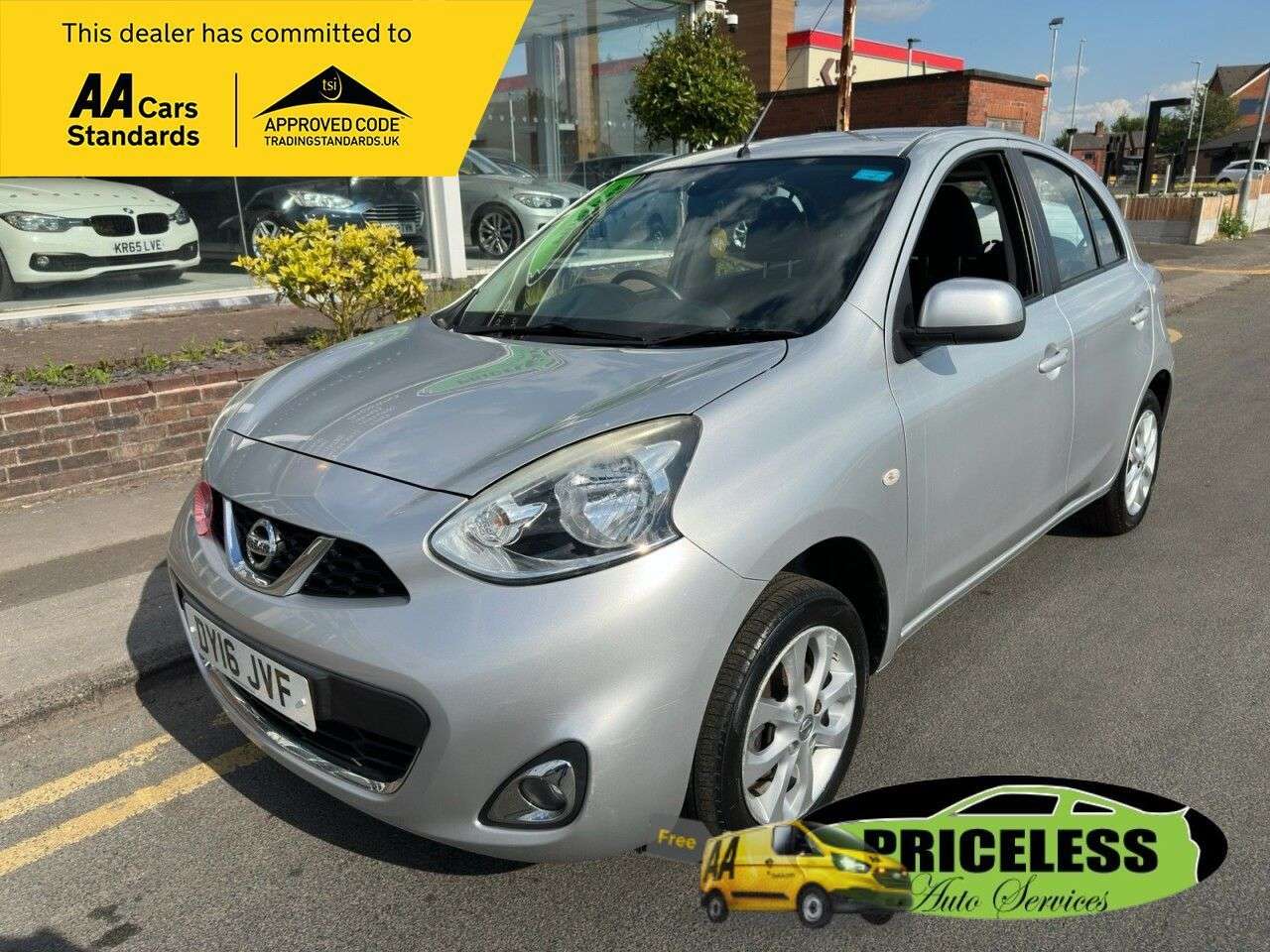 A 2016 NISSAN MICRA 1.2 Vibe Hatchback 5dr Petrol CVT Euro 6 (80 ps) ULEZ (Ultra Low Emission Z A 2016 NISSAN MICRA 1.2 Vibe Hatchback 5dr Petrol CVT Euro 6 (80 ps) ULEZ (Ultra Low Emission Z