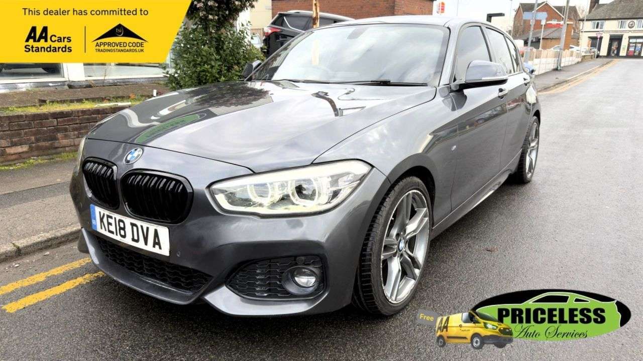 A 2018 BMW 1 SERIES AUTOMATIC 2.0 120i M Sport Hatchback 5dr Petrol Auto Euro 6 (s/s) (184 ps) A 2018 BMW 1 SERIES AUTOMATIC 2.0 120i M Sport Hatchback 5dr Petrol Auto Euro 6 (s/s) (184 ps)