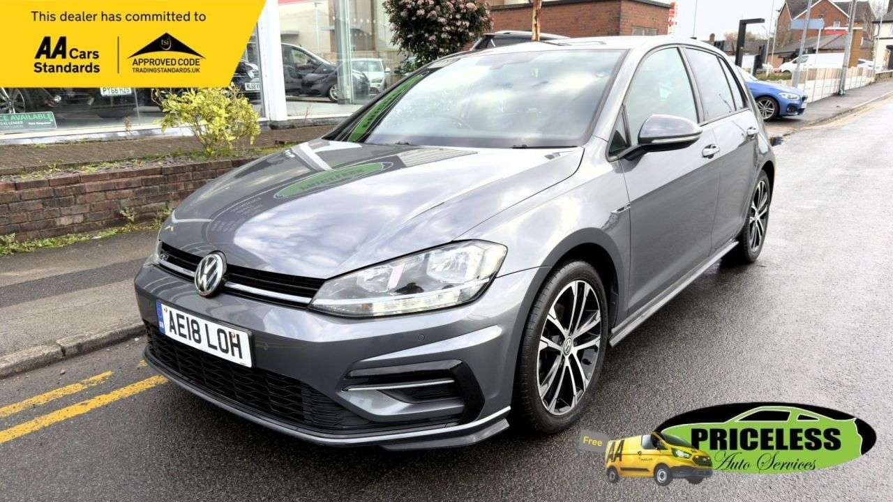 A 2018 VOLKSWAGEN GOLF AUTOMATIC 2.0 TDI R-Line Hatchback 5dr Diesel DSG Euro 6 (s/s) (150 ps) ULE A 2018 VOLKSWAGEN GOLF AUTOMATIC 2.0 TDI R-Line Hatchback 5dr Diesel DSG Euro 6 (s/s) (150 ps) ULE