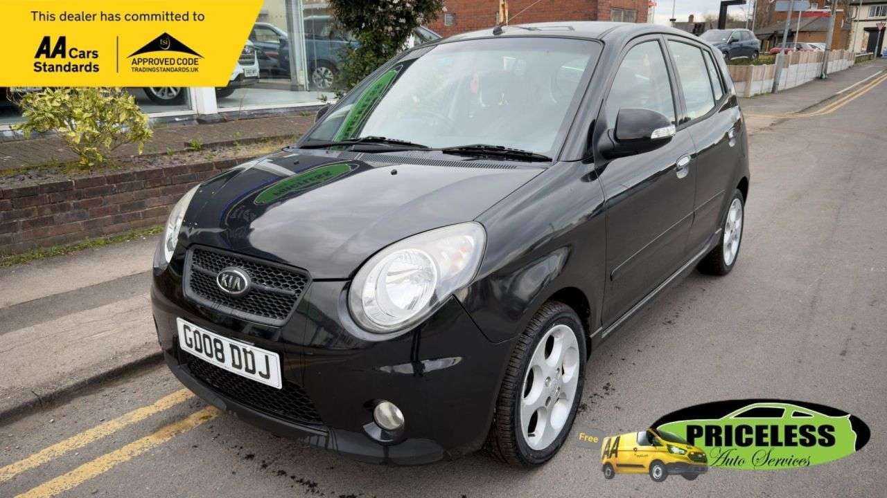A 2008 KIA PICANTO 1.1 3 Hatchback 5dr Petrol Manual (126 g/km, 64 bhp) A 2008 KIA PICANTO 1.1 3 Hatchback 5dr Petrol Manual (126 g/km, 64 bhp)