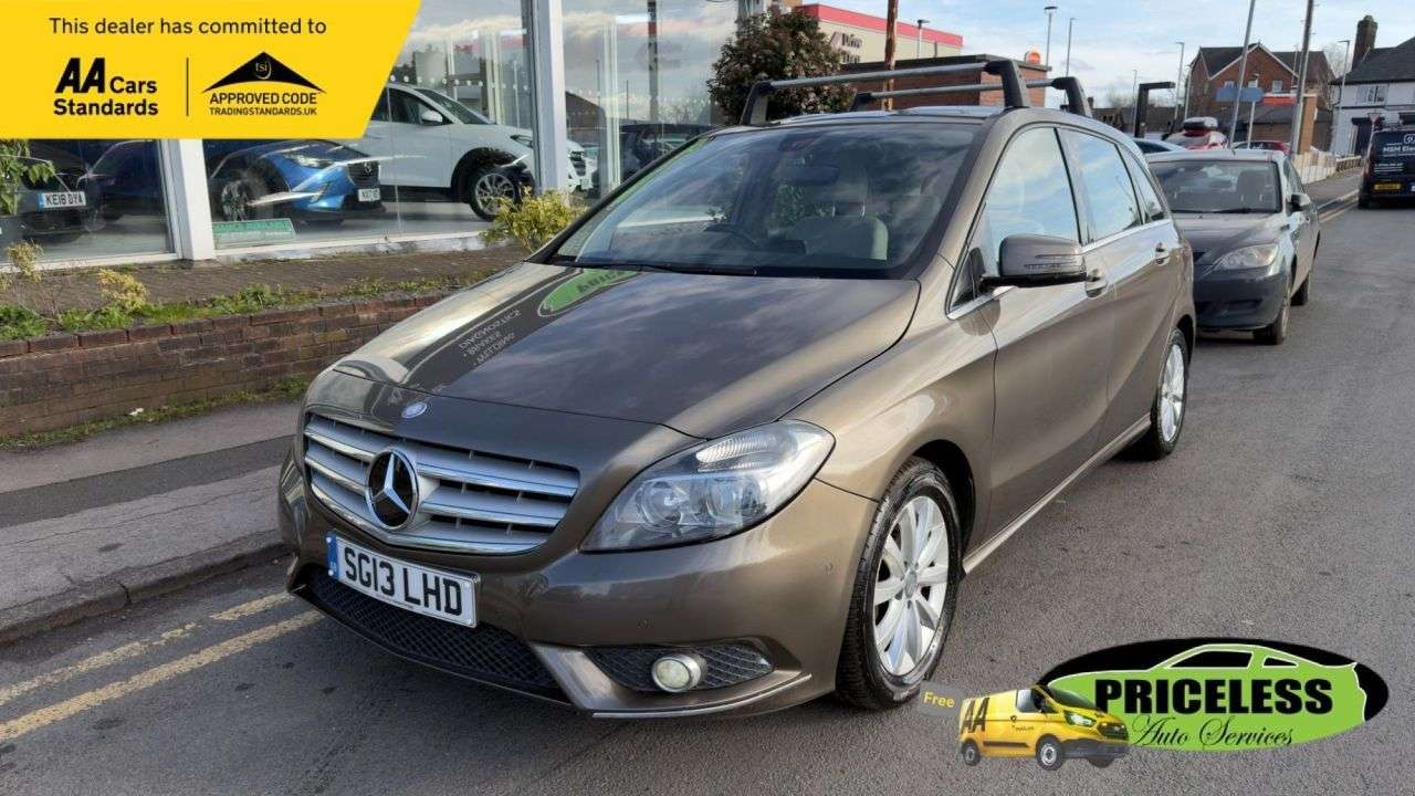 A 2013 MERCEDES-BENZ B-CLASS 1.6 B180 BlueEfficiency SE MPV 5dr Petrol 7G-DCT Euro 5 (s/s) (122 ps) A 2013 MERCEDES-BENZ B-CLASS 1.6 B180 BlueEfficiency SE MPV 5dr Petrol 7G-DCT Euro 5 (s/s) (122 ps)