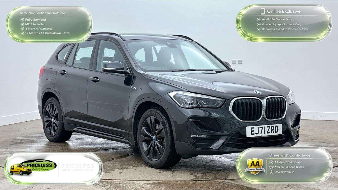 A 2022 BMW X1 AUTOMATIC 1.5 25e 10kWh Sport SUV 5dr Petrol Plug-in Hybrid Auto xDrive Eur A 2022 BMW X1 AUTOMATIC 1.5 25e 10kWh Sport SUV 5dr Petrol Plug-in Hybrid Auto xDrive Eur