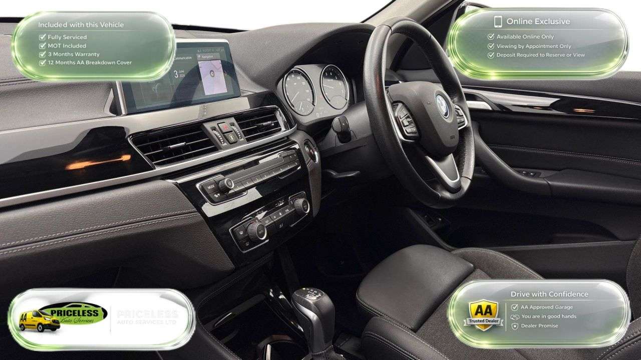 A 2022 BMW X1 AUTOMATIC 1.5 25e 10kWh Sport SUV 5dr Petrol Plug-in Hybrid Auto xDrive Eur A 2022 BMW X1 AUTOMATIC 1.5 25e 10kWh Sport SUV 5dr Petrol Plug-in Hybrid Auto xDrive Eur