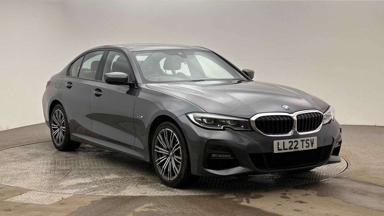 A 2022 BMW 3 SERIES AUTOMATIC 2.0 330e 12kWh M Sport Saloon 4dr Petrol Plug-in Hybrid Auto Euro A 2022 BMW 3 SERIES AUTOMATIC 2.0 330e 12kWh M Sport Saloon 4dr Petrol Plug-in Hybrid Auto Euro
