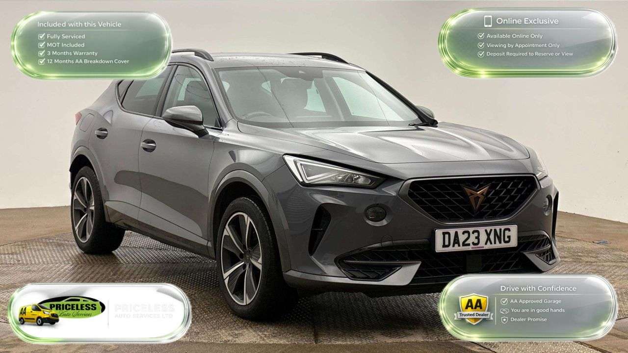 A 2023 CUPRA FORMENTOR AUTOMATIC 1.4 eHybrid 12.8kWh V1 SUV 5dr Petrol Plug-in Hybrid DSG Euro 6 ( A 2023 CUPRA FORMENTOR AUTOMATIC 1.4 eHybrid 12.8kWh V1 SUV 5dr Petrol Plug-in Hybrid DSG Euro 6 (