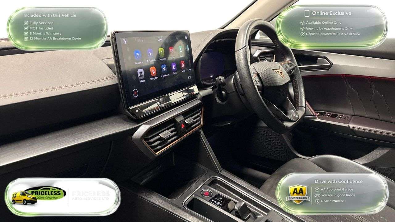 A 2023 CUPRA FORMENTOR AUTOMATIC 1.4 eHybrid 12.8kWh V1 SUV 5dr Petrol Plug-in Hybrid DSG Euro 6 ( A 2023 CUPRA FORMENTOR AUTOMATIC 1.4 eHybrid 12.8kWh V1 SUV 5dr Petrol Plug-in Hybrid DSG Euro 6 (