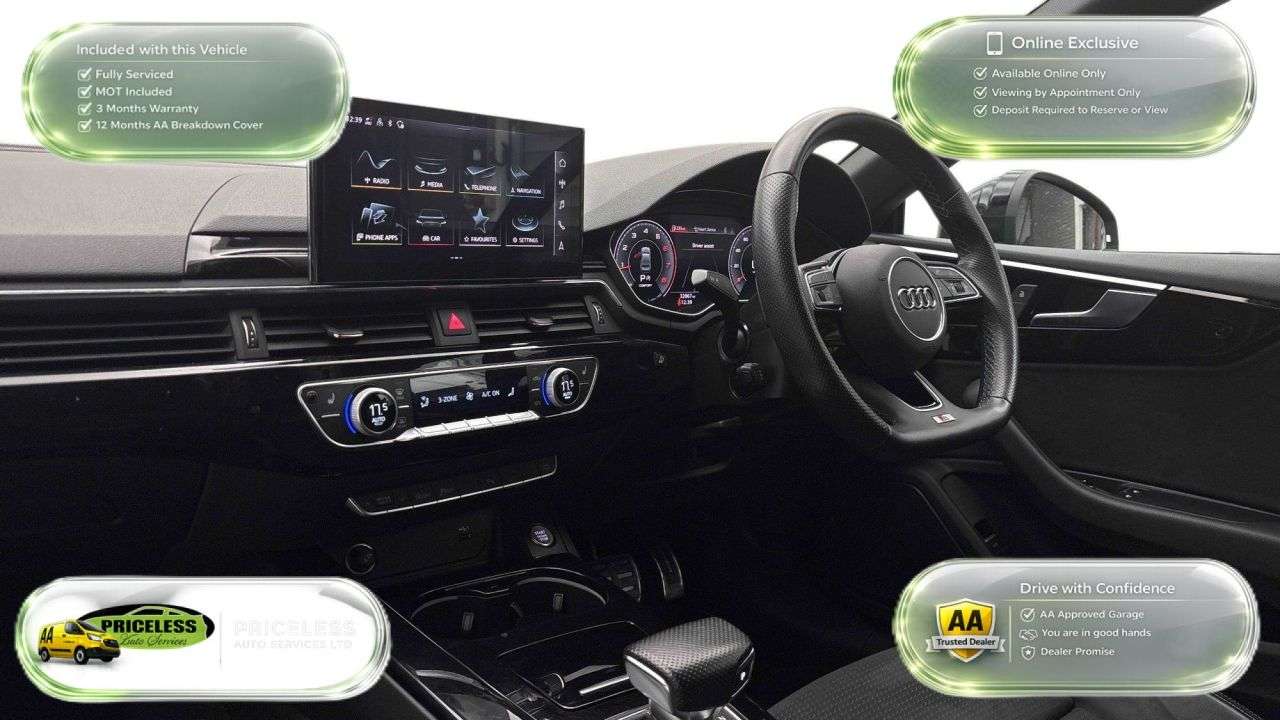 A 2023 AUDI A5 AUTOMATIC 2.0 TFSI 35 Black Edition Coupe 2dr Petrol S Tronic Euro 6 (s/s) A 2023 AUDI A5 AUTOMATIC 2.0 TFSI 35 Black Edition Coupe 2dr Petrol S Tronic Euro 6 (s/s)
