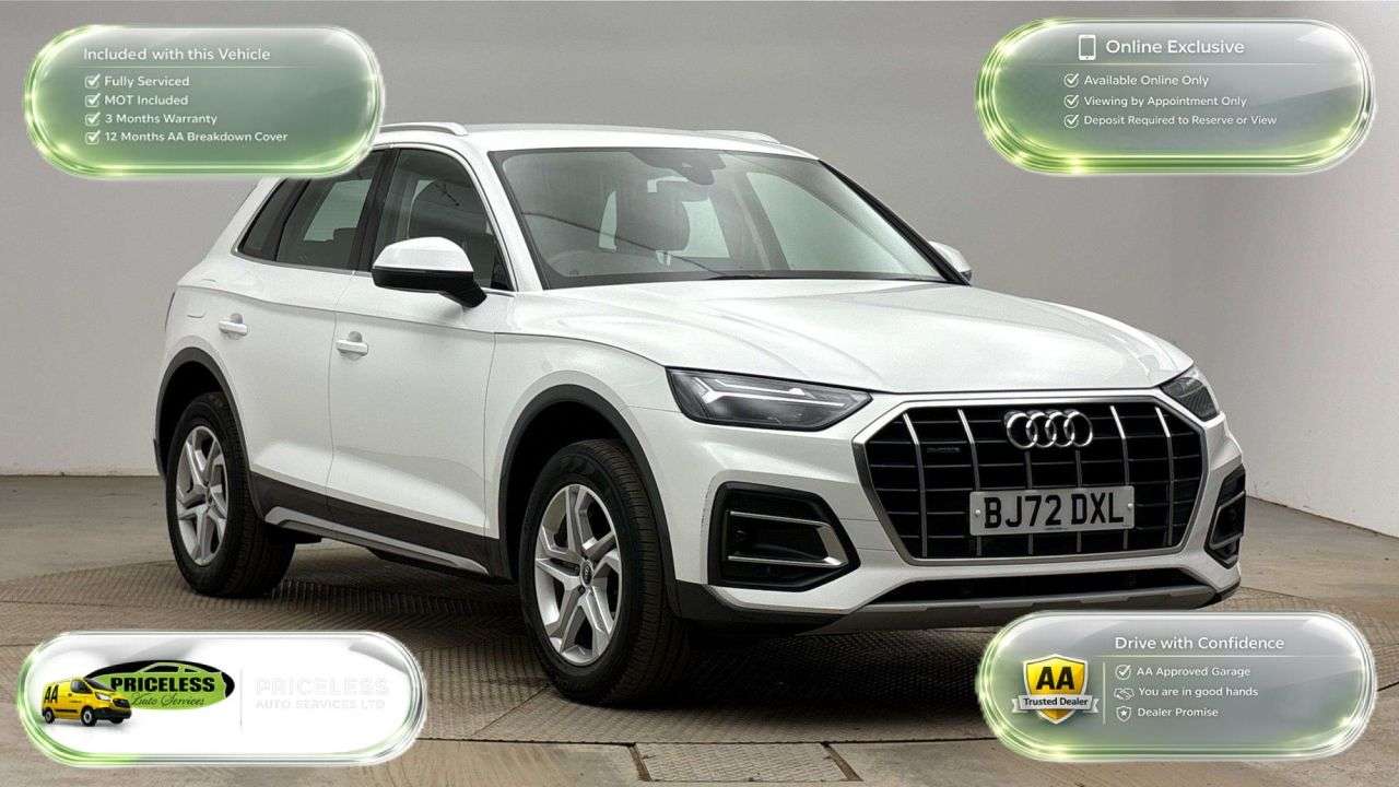 A 2022 AUDI Q5 AUTOMATIC 2.0 TFSI 45 Sport SUV 5dr Petrol S Tronic quattro Euro 6 (s/s) (2 A 2022 AUDI Q5 AUTOMATIC 2.0 TFSI 45 Sport SUV 5dr Petrol S Tronic quattro Euro 6 (s/s) (2