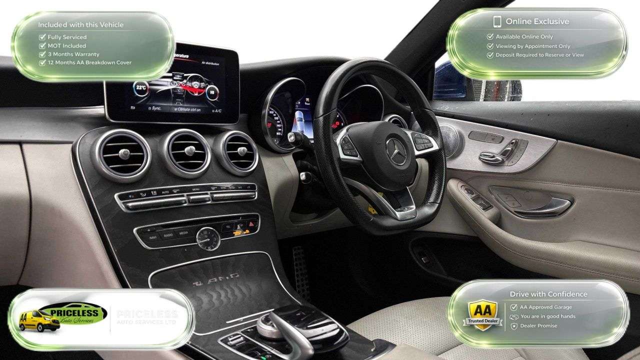 A 2018 MERCEDES-BENZ C CLASS AUTOMATIC 2.1 C220d AMG Line (Premium Plus) Coupe 2dr Diesel G-Tronic+ Euro A 2018 MERCEDES-BENZ C CLASS AUTOMATIC 2.1 C220d AMG Line (Premium Plus) Coupe 2dr Diesel G-Tronic+ Euro