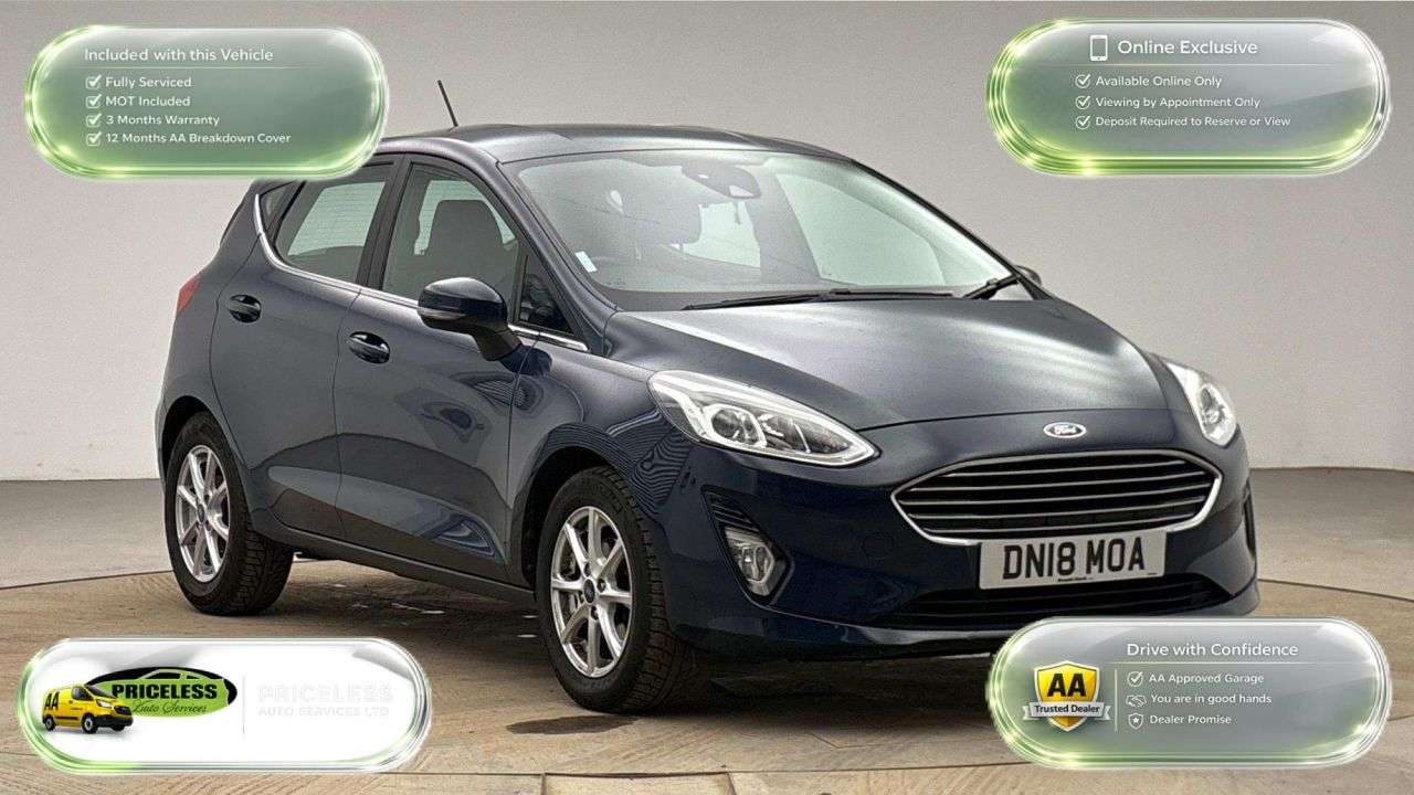A 2018 FORD FIESTA 1.0T EcoBoost Zetec Hatchback 5dr Petrol Manual Euro 6 (s/s) (100 ps) A 2018 FORD FIESTA 1.0T EcoBoost Zetec Hatchback 5dr Petrol Manual Euro 6 (s/s) (100 ps)
