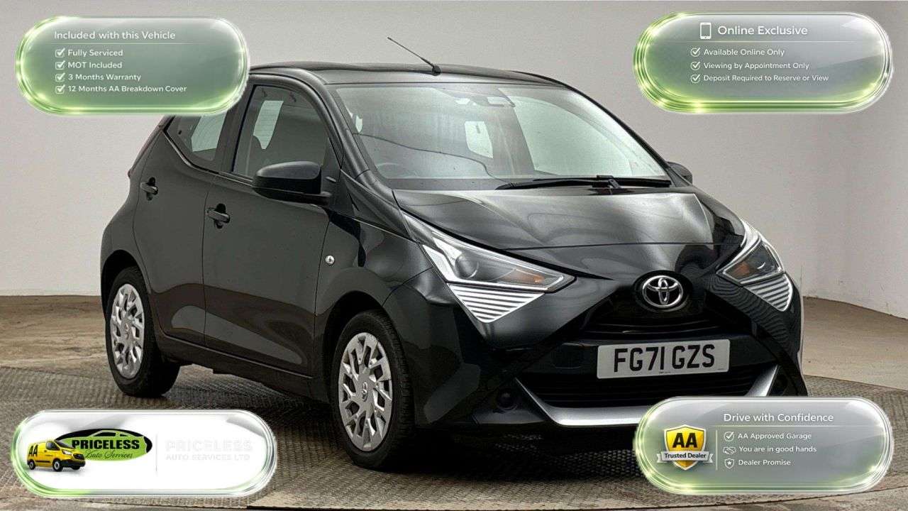 A 2021 TOYOTA AYGO 1.0 VVT-i x-play Hatchback 5dr Petrol Manual Euro 6 (s/s) (71 ps) A 2021 TOYOTA AYGO 1.0 VVT-i x-play Hatchback 5dr Petrol Manual Euro 6 (s/s) (71 ps)