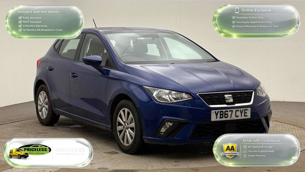 A 2017 SEAT IBIZA 1.0 MPI SE Hatchback 5dr Petrol Manual Euro 6 (s/s) (75 ps) A 2017 SEAT IBIZA 1.0 MPI SE Hatchback 5dr Petrol Manual Euro 6 (s/s) (75 ps)