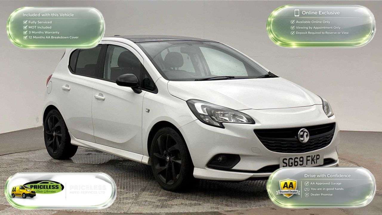A 2019 VAUXHALL CORSA 1.4i SRi VX Line Nav Black Hatchback 5dr Petrol Manual Euro 6 (s/s) (90 ps) A 2019 VAUXHALL CORSA 1.4i SRi VX Line Nav Black Hatchback 5dr Petrol Manual Euro 6 (s/s) (90 ps)
