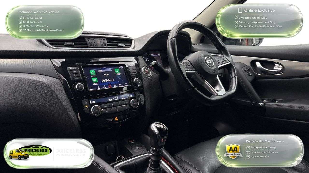 A 2019 NISSAN QASHQAI 1.5 dCi Tekna SUV 5dr Diesel Manual Euro 6 (s/s) (115 ps) A 2019 NISSAN QASHQAI 1.5 dCi Tekna SUV 5dr Diesel Manual Euro 6 (s/s) (115 ps)