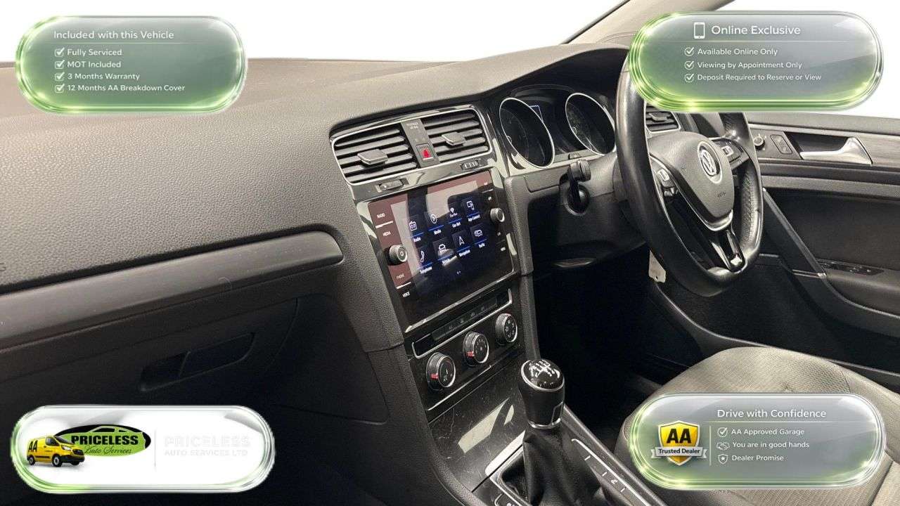 A 2017 VOLKSWAGEN GOLF 1.6 TDI SE Nav Hatchback 5dr Diesel Manual Euro 6 (s/s) (115 ps) A 2017 VOLKSWAGEN GOLF 1.6 TDI SE Nav Hatchback 5dr Diesel Manual Euro 6 (s/s) (115 ps)