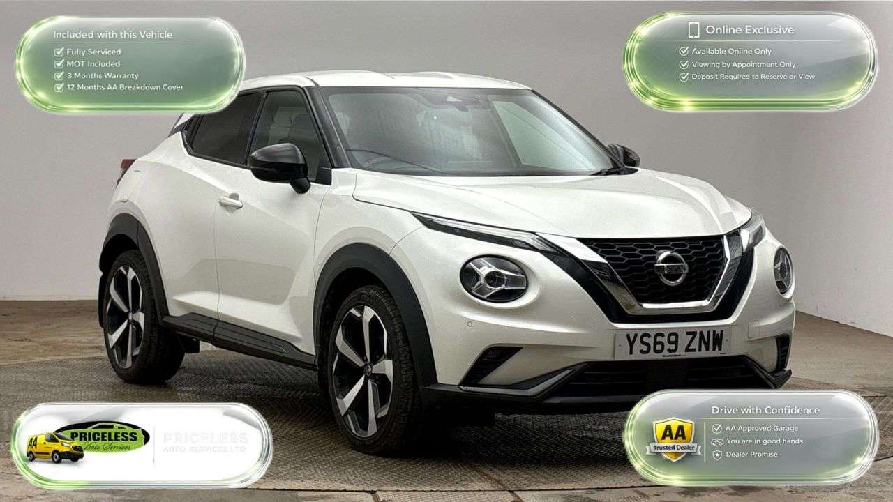 A 2019 NISSAN JUKE 1.0 DIG-T N-Connecta SUV 5dr Petrol Manual Euro 6 (s/s) (117 ps) A 2019 NISSAN JUKE 1.0 DIG-T N-Connecta SUV 5dr Petrol Manual Euro 6 (s/s) (117 ps)