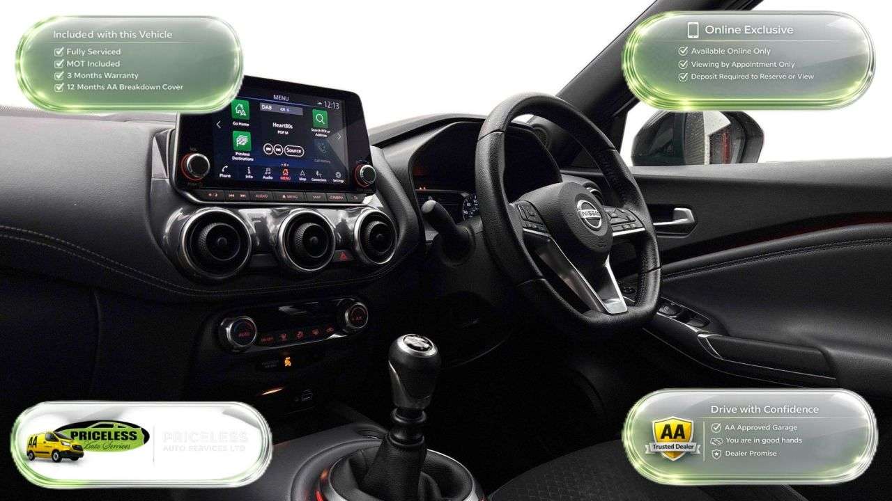 A 2019 NISSAN JUKE 1.0 DIG-T N-Connecta SUV 5dr Petrol Manual Euro 6 (s/s) (117 ps) A 2019 NISSAN JUKE 1.0 DIG-T N-Connecta SUV 5dr Petrol Manual Euro 6 (s/s) (117 ps)