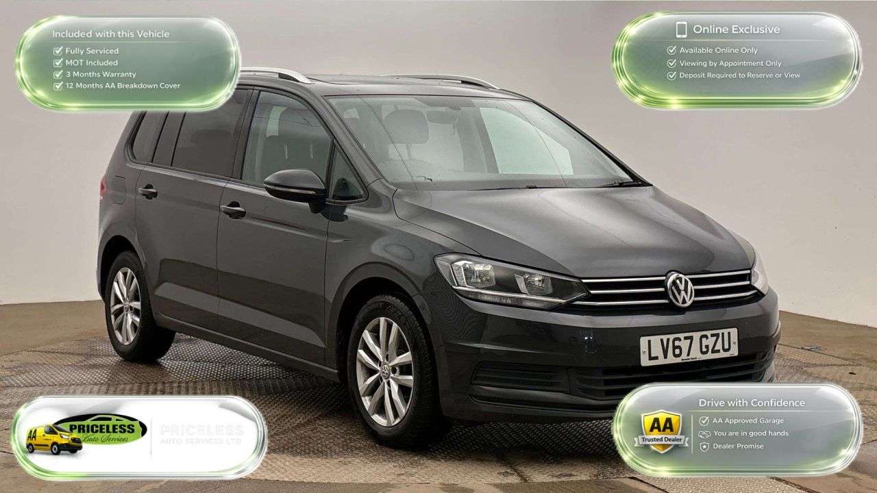 A 2017 VOLKSWAGEN TOURAN 1.6 TDI SE Family MPV 5dr Diesel Manual Euro 6 (s/s) (115 ps) A 2017 VOLKSWAGEN TOURAN 1.6 TDI SE Family MPV 5dr Diesel Manual Euro 6 (s/s) (115 ps)