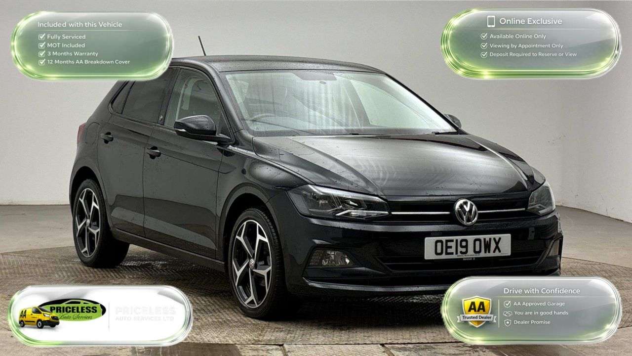 A 2019 VOLKSWAGEN POLO 1.0 TSI GPF beats Hatchback 5dr Petrol Manual Euro 6 (s/s) (95 ps) A 2019 VOLKSWAGEN POLO 1.0 TSI GPF beats Hatchback 5dr Petrol Manual Euro 6 (s/s) (95 ps)