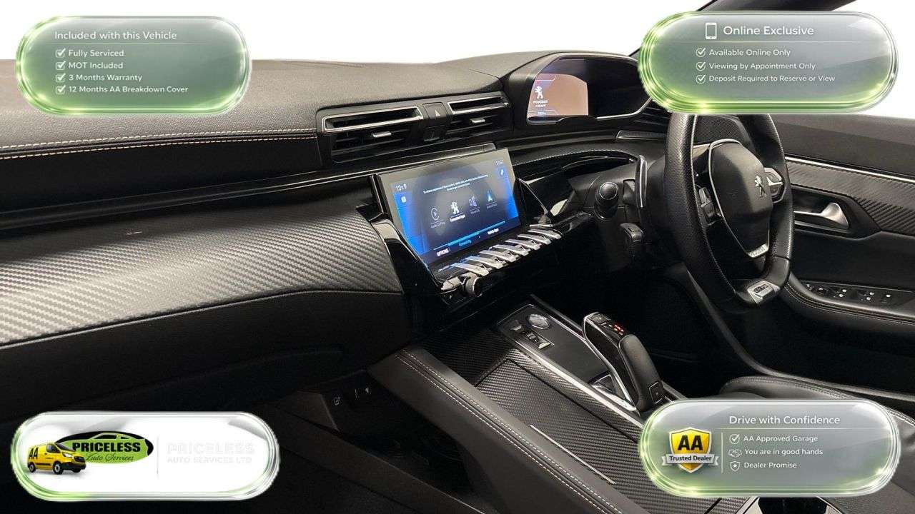 A 2019 PEUGEOT 508 SW AUTOMATIC 1.5 BlueHDi GT Line Estate 5dr Diesel EAT Euro 6 (s/s) (130 ps) A 2019 PEUGEOT 508 SW AUTOMATIC 1.5 BlueHDi GT Line Estate 5dr Diesel EAT Euro 6 (s/s) (130 ps)