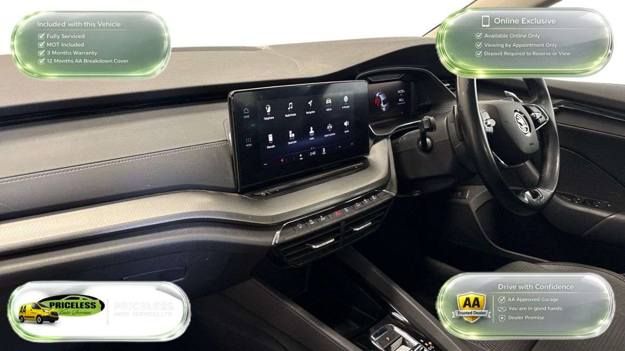 A 2021 SKODA OCTAVIA AUTOMATIC 1.4 TSI iV 13kWh SE Technology Hatchback 5dr Petrol Plug-in Hybri A 2021 SKODA OCTAVIA AUTOMATIC 1.4 TSI iV 13kWh SE Technology Hatchback 5dr Petrol Plug-in Hybri
