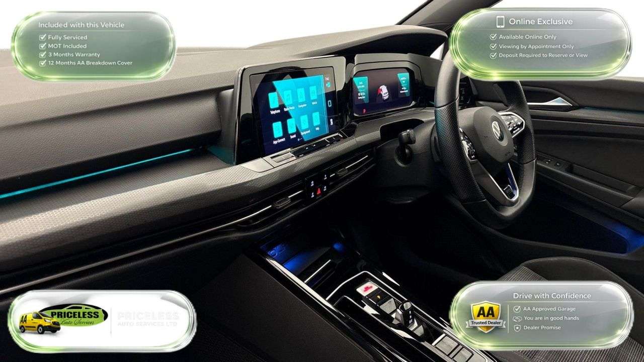 A 2023 VOLKSWAGEN GOLF AUTOMATIC 1.4 TSI 13kWh GTE Hatchback 5dr Petrol Plug-in Hybrid DSG Euro 6 A 2023 VOLKSWAGEN GOLF AUTOMATIC 1.4 TSI 13kWh GTE Hatchback 5dr Petrol Plug-in Hybrid DSG Euro 6