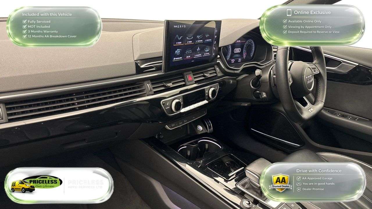 A 2022 AUDI A4 AVANT AUTOMATIC 2.0 TFSI 40 Black Edition Estate 5dr Petrol S Tronic Euro 6 (s/s) A 2022 AUDI A4 AVANT AUTOMATIC 2.0 TFSI 40 Black Edition Estate 5dr Petrol S Tronic Euro 6 (s/s)