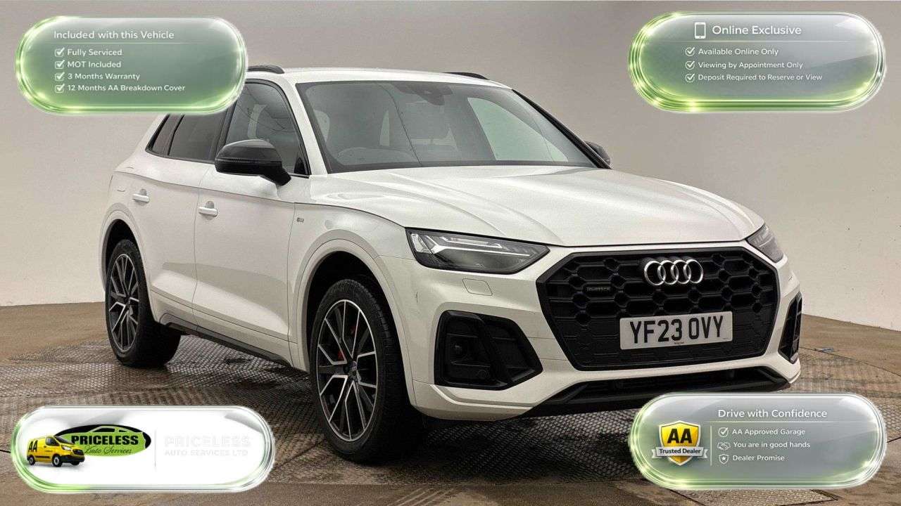 A 2023 AUDI Q5 AUTOMATIC 2.0 TFSI 45 Edition 1 SUV 5dr Petrol S Tronic quattro Euro 6 (s/s A 2023 AUDI Q5 AUTOMATIC 2.0 TFSI 45 Edition 1 SUV 5dr Petrol S Tronic quattro Euro 6 (s/s