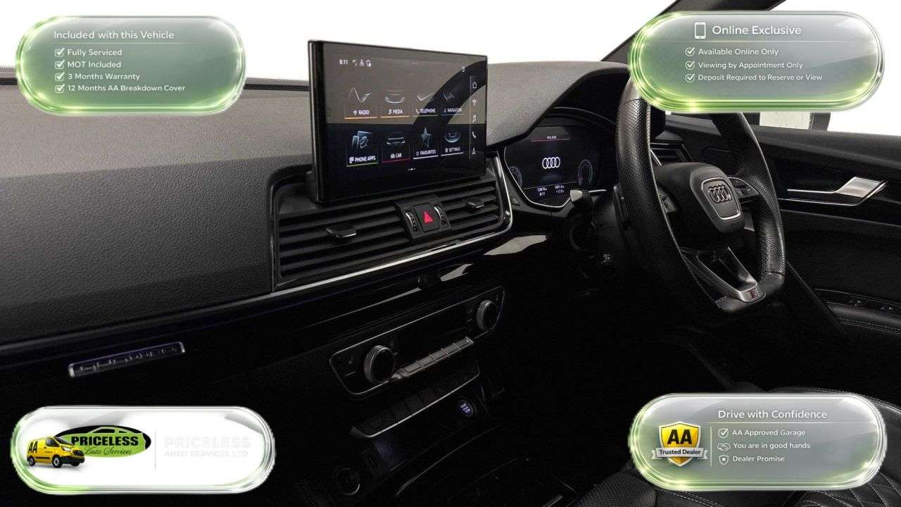 A 2023 AUDI Q5 AUTOMATIC 2.0 TFSI 45 Edition 1 SUV 5dr Petrol S Tronic quattro Euro 6 (s/s A 2023 AUDI Q5 AUTOMATIC 2.0 TFSI 45 Edition 1 SUV 5dr Petrol S Tronic quattro Euro 6 (s/s