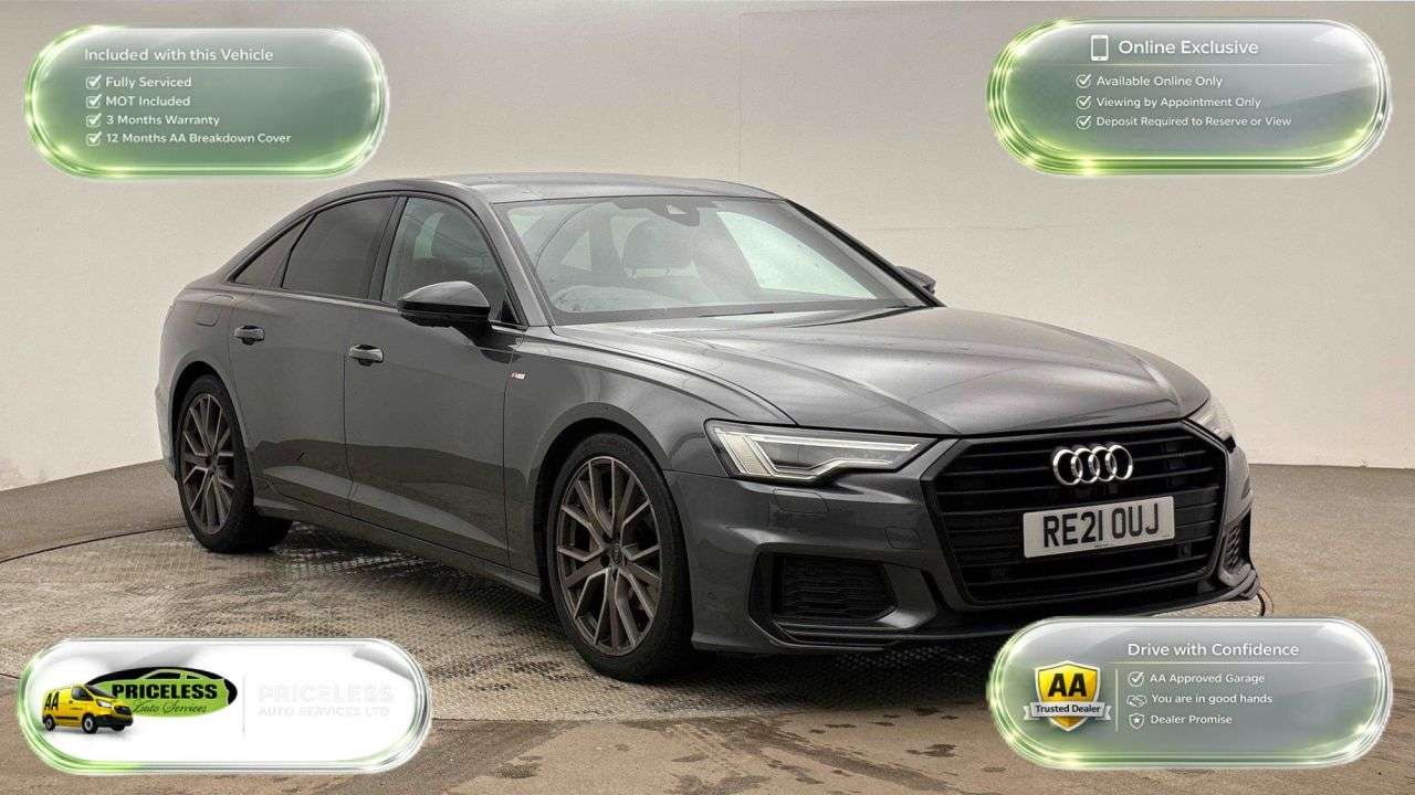 A 2021 AUDI A6 SALOON AUTOMATIC 2.0 TDI 40 Black Edition Saloon 4dr Diesel S Tronic Euro 6 (s/s) A 2021 AUDI A6 SALOON AUTOMATIC 2.0 TDI 40 Black Edition Saloon 4dr Diesel S Tronic Euro 6 (s/s)