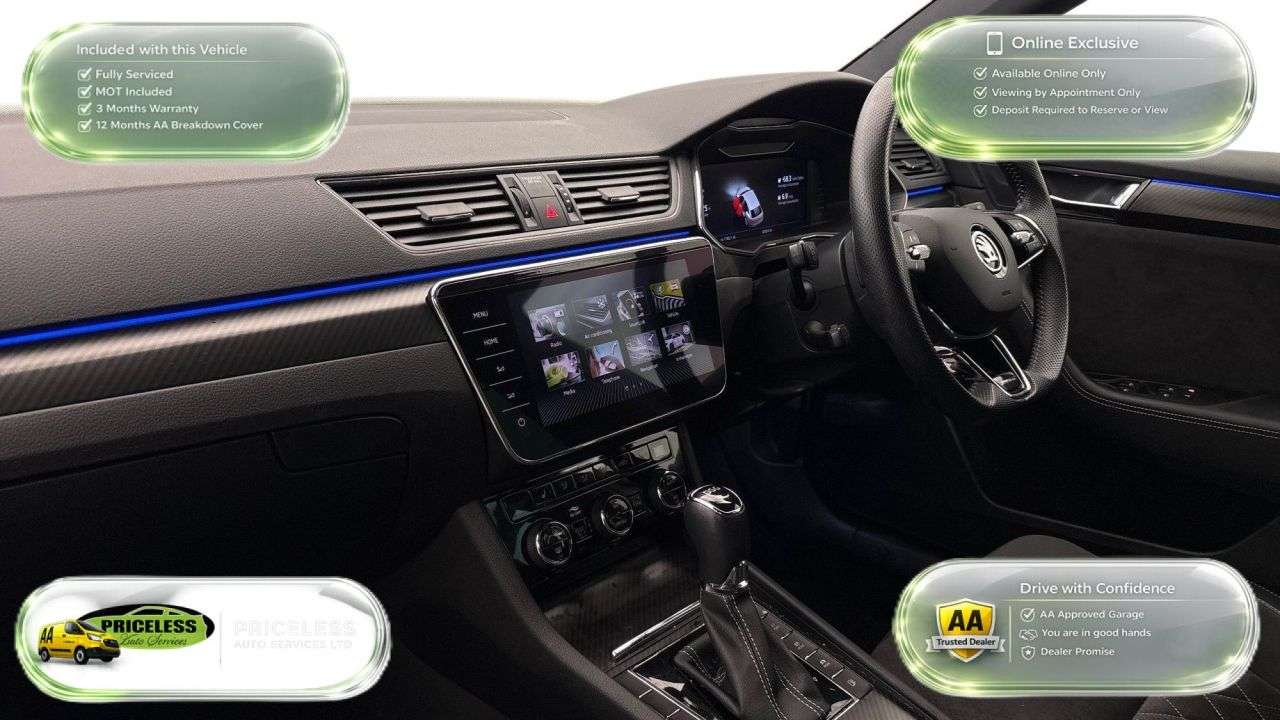 A 2021 SKODA SUPERB AUTOMATIC 1.4 TSI iV 13kWh SportLine Plus Estate 5dr Petrol Plug-in Hybrid A 2021 SKODA SUPERB AUTOMATIC 1.4 TSI iV 13kWh SportLine Plus Estate 5dr Petrol Plug-in Hybrid