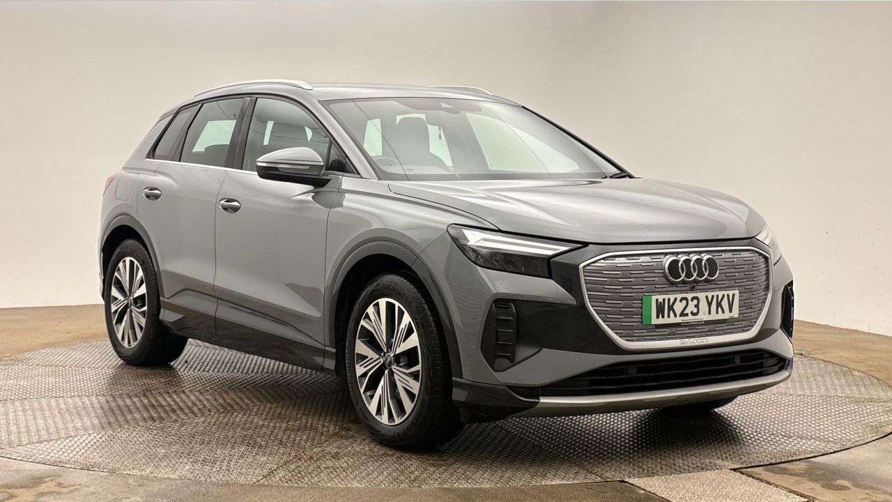 A 2023 AUDI Q4 E-TRON AUTOMATIC 40 Sport SUV 5dr Electric Auto 82kWh (204 ps) A 2023 AUDI Q4 E-TRON AUTOMATIC 40 Sport SUV 5dr Electric Auto 82kWh (204 ps)