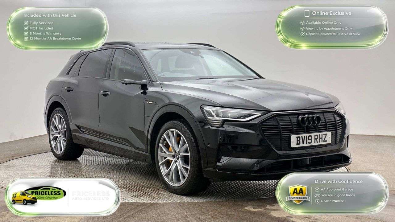 A 2019 AUDI E-TRON AUTOMATIC 55 Launch Edition SUV 5dr Electric Auto quattro 95kWh (408 ps) A 2019 AUDI E-TRON AUTOMATIC 55 Launch Edition SUV 5dr Electric Auto quattro 95kWh (408 ps)