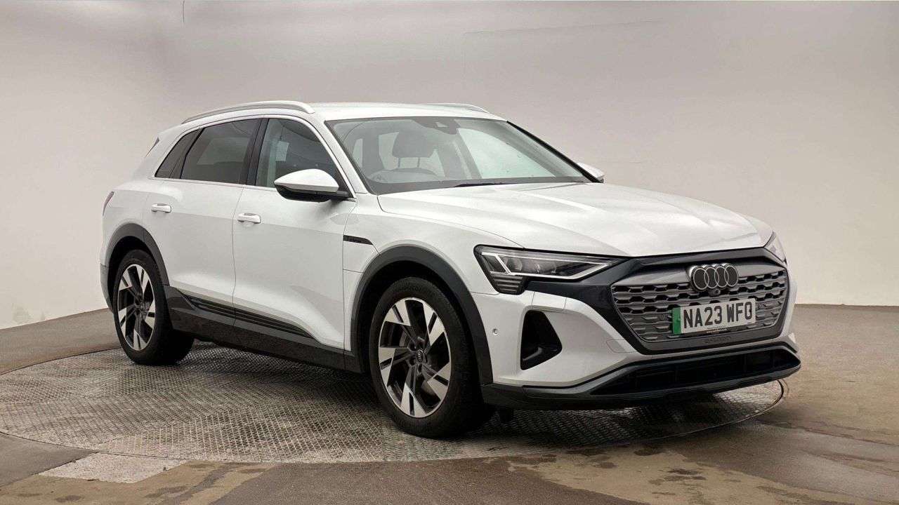 A 2023 AUDI Q8 E-TRON AUTOMATIC 50 Sport SUV 5dr Electric Auto quattro 95kWh (11kW Charger) (340 A 2023 AUDI Q8 E-TRON AUTOMATIC 50 Sport SUV 5dr Electric Auto quattro 95kWh (11kW Charger) (340