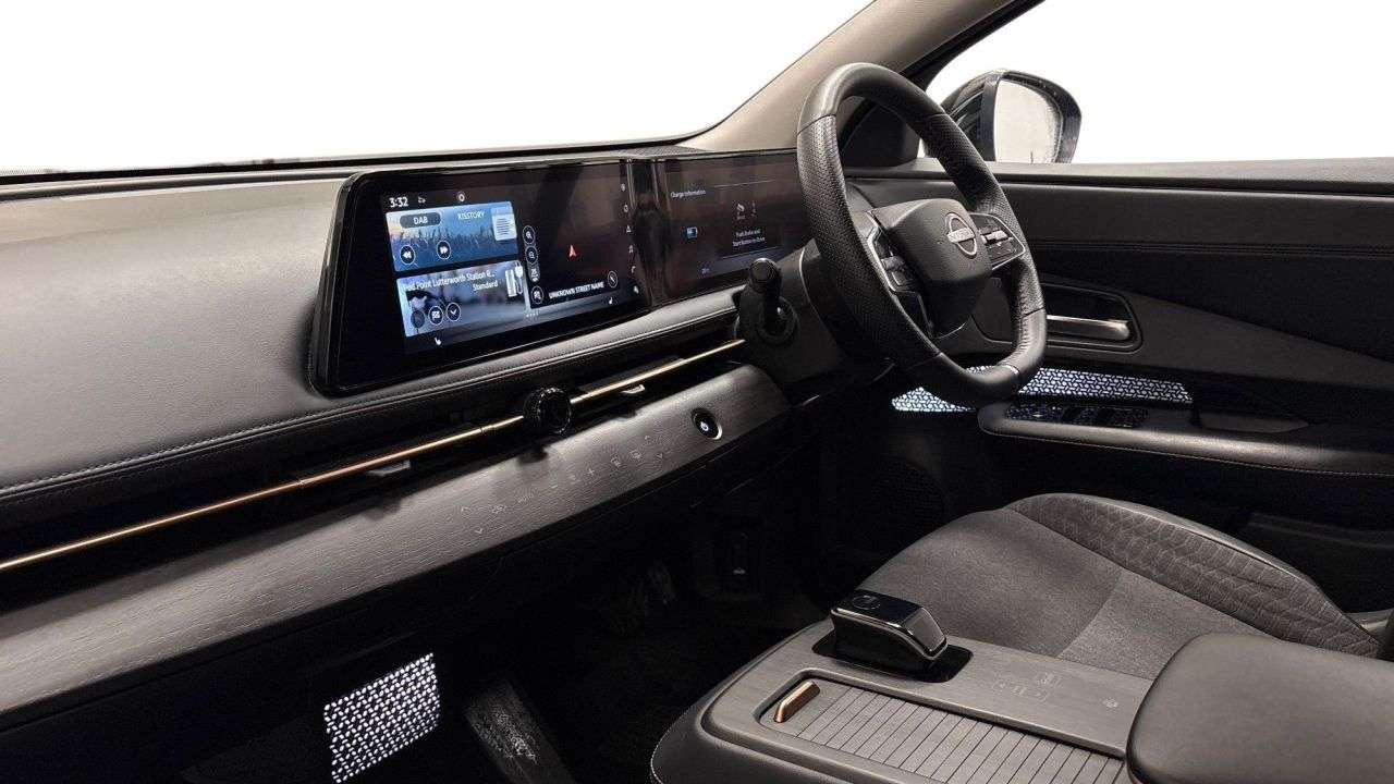 A 2023 NISSAN ARIYA AUTOMATIC 63kWh Advance SUV 5dr Electric Auto 7.4kW Charger (217 ps) A 2023 NISSAN ARIYA AUTOMATIC 63kWh Advance SUV 5dr Electric Auto 7.4kW Charger (217 ps)