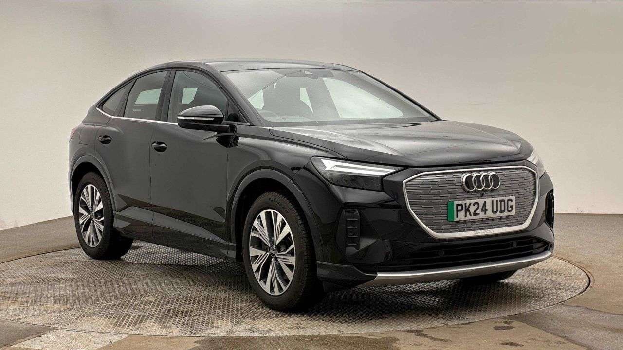 A 2024 AUDI Q4 E-TRON AUTOMATIC 40 Sport Sportback 5dr Electric Auto 82kWh (204 ps) A 2024 AUDI Q4 E-TRON AUTOMATIC 40 Sport Sportback 5dr Electric Auto 82kWh (204 ps)